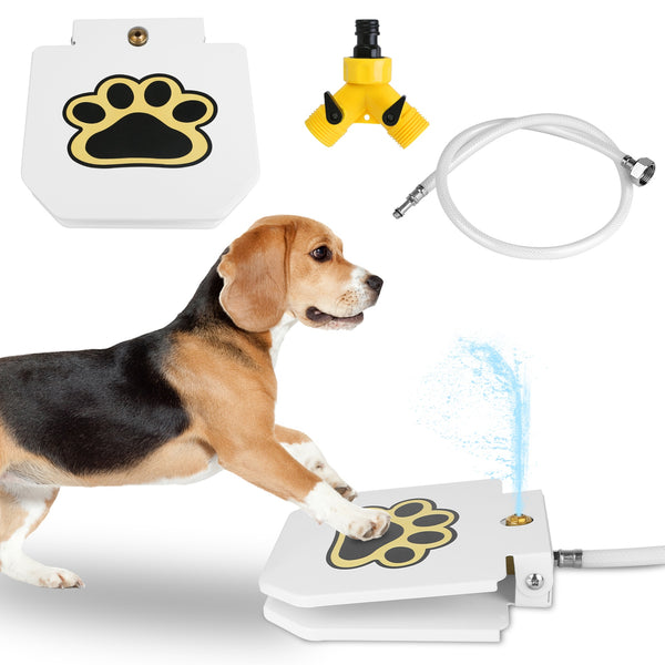 Outdoor Paw-Activated Dog Water Fountain
